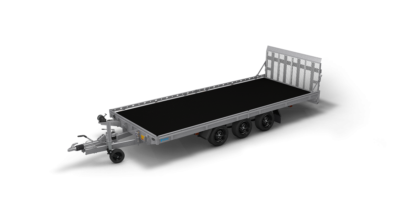  HAPERT Transportanhänger INDIGO HT-3 hydraulisch kippbarer Maschinentransporter 